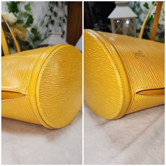 Louis Vuitton Epi Saint Jacques Yellow Bag with Dust Bag PRISTINE CONDITION - Picture 9 of 17